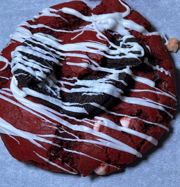 Elevated Red Velvet Oreo Cookie